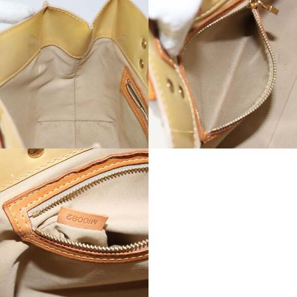 LOUIS VUITTON Monogram Vernis Reade PM Hand Bag Beige M91334 - Picture 12 of 12